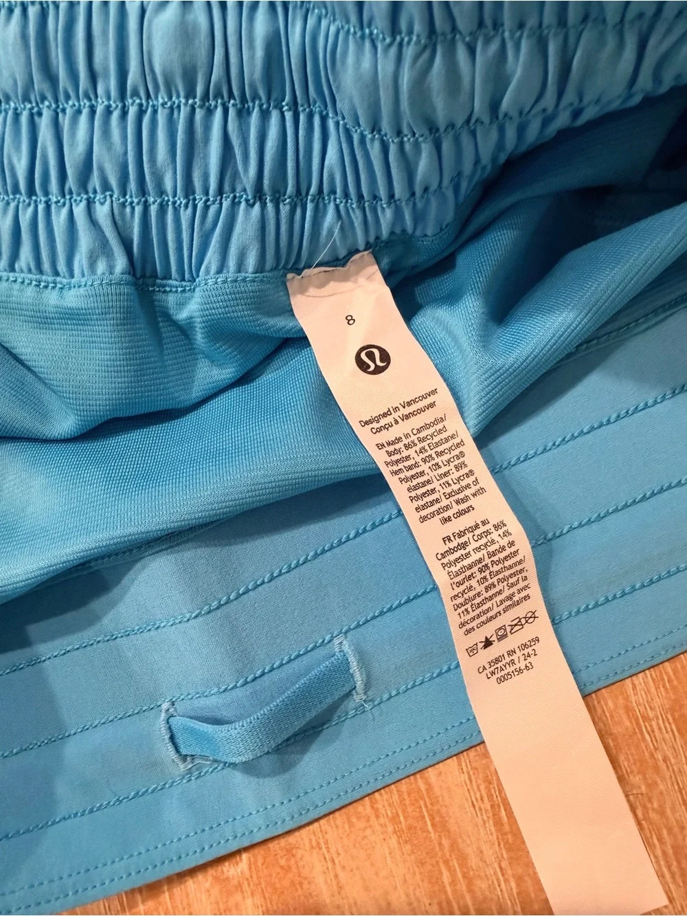 Lululemon Hotty Hot HR 2.5” *Kayak Blue Light